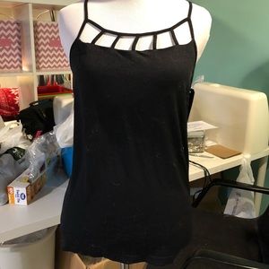 Black Cage Cami NWT